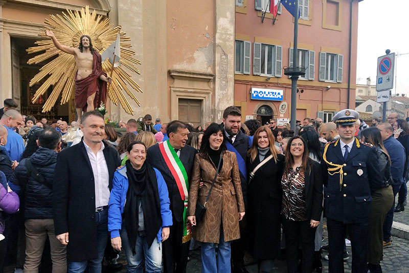 Processione Pasqua 2024Tarquinia - Cristo Risorto
