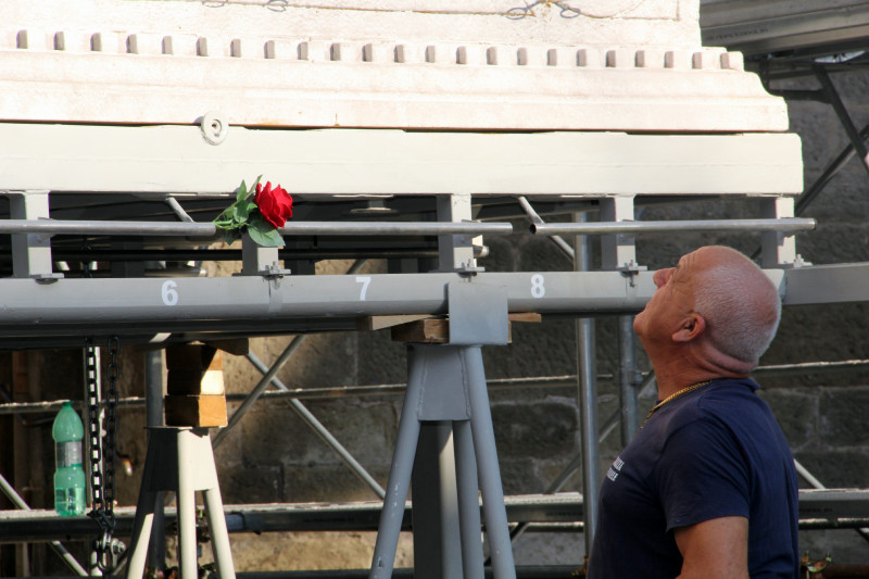 Dies Natalis - montaggio Macchina Santa Rosa