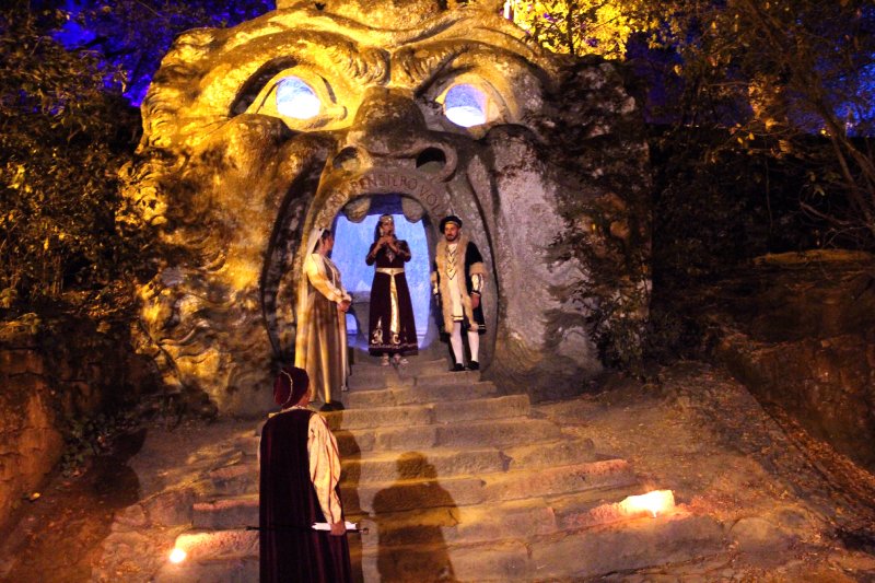 La corte Orsini alla tavola del Sacro Bosco
