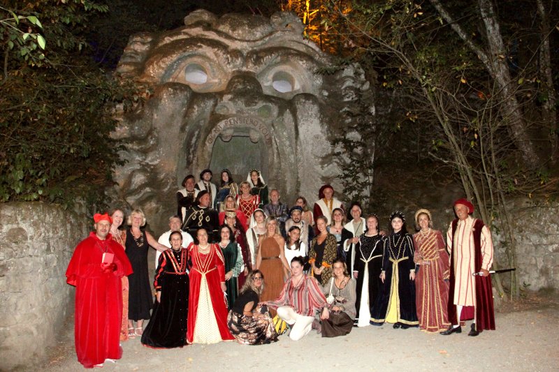 La corte Orsini alla tavola del Sacro Bosco