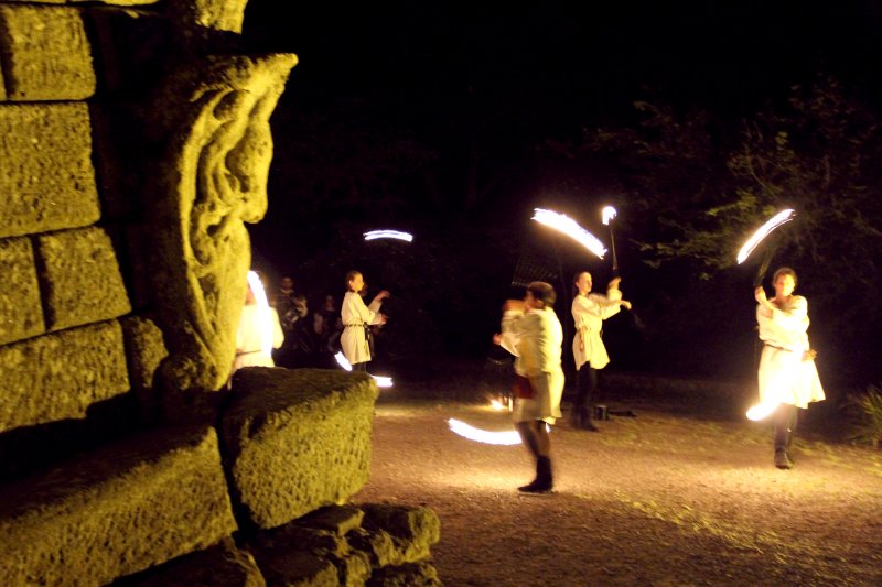 La corte Orsini alla tavola del Sacro Bosco