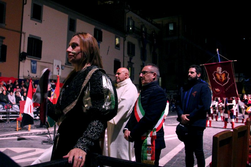 Sagra Castagne Soriano nel Cimino - Benedizione protagonisti