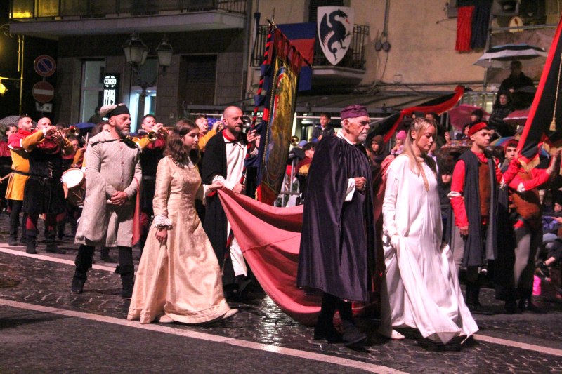 Sagra Castagne Soriano nel Cimino - Benedizione protagonisti