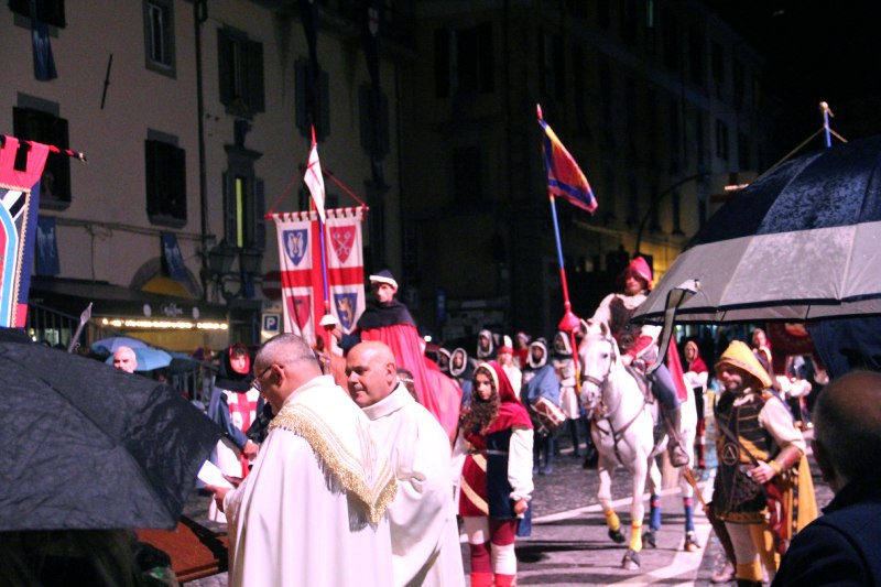 Sagra Castagne Soriano nel Cimino - Benedizione protagonisti