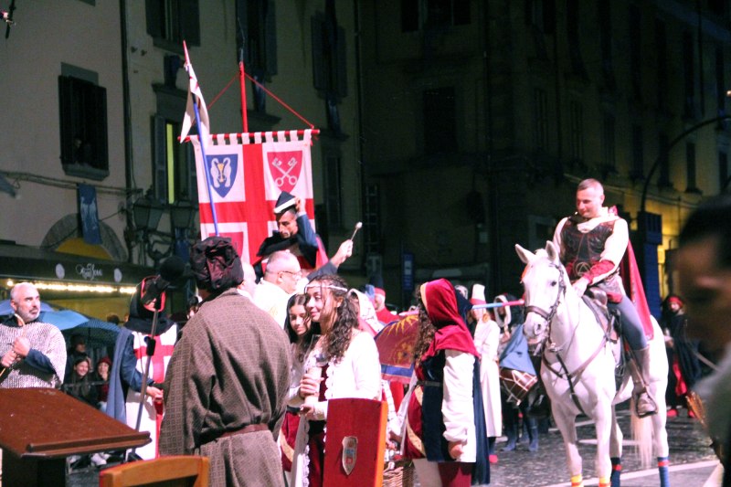Sagra Castagne Soriano nel Cimino - Benedizione protagonisti