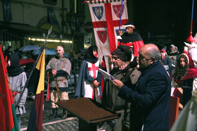 Sagra Castagne Soriano nel Cimino - Benedizione protagonisti