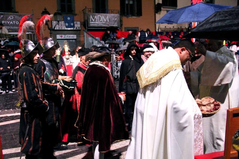 Sagra Castagne Soriano nel Cimino - Benedizione protagonisti
