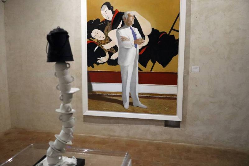 “Poesia, Potere, Ironia” Larraz inaugurazione