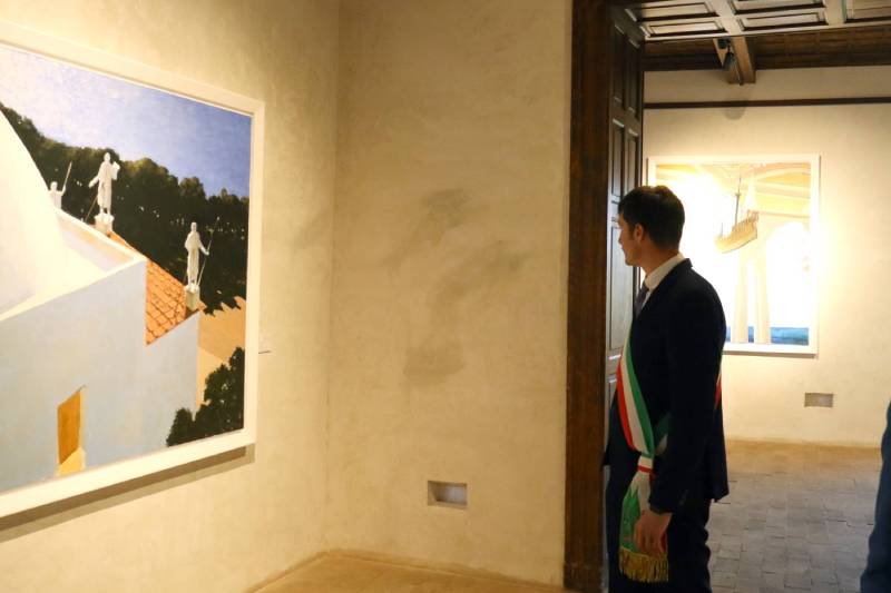 “Poesia, Potere, Ironia” Larraz inaugurazione