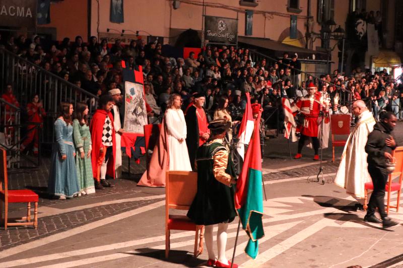 Sagra delle Castagne di Soriano al via: la benedizione apre la rievocazione storica
