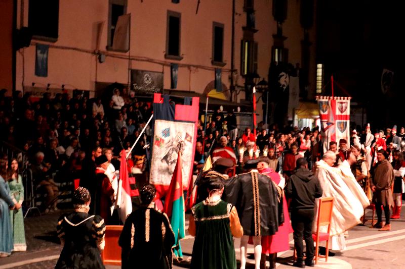 Sagra Castagne - Benedizione cavalieri ed arcieri