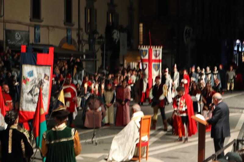 Sagra Castagne - Benedizione cavalieri ed arcieri