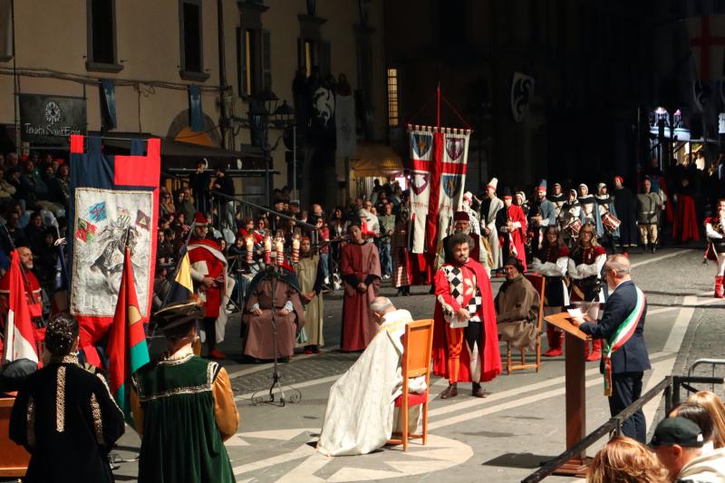 Sagra Castagne - Benedizione cavalieri ed arcieri