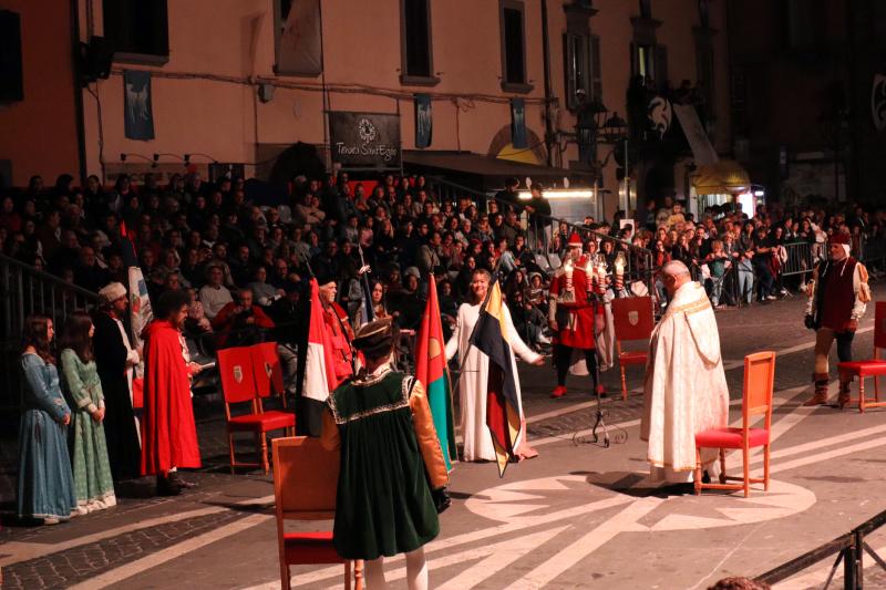 Sagra Castagne - Benedizione cavalieri ed arcieri