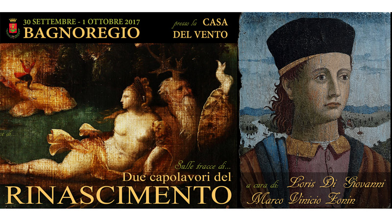 L'invito con le due opere attribuibili a Piero della Francesca e Albrecht Dürer