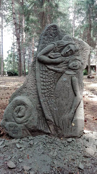 Uno degli angeli del Sentiero sacro