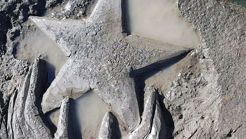 Uno degli angeli nel sentiero sacro