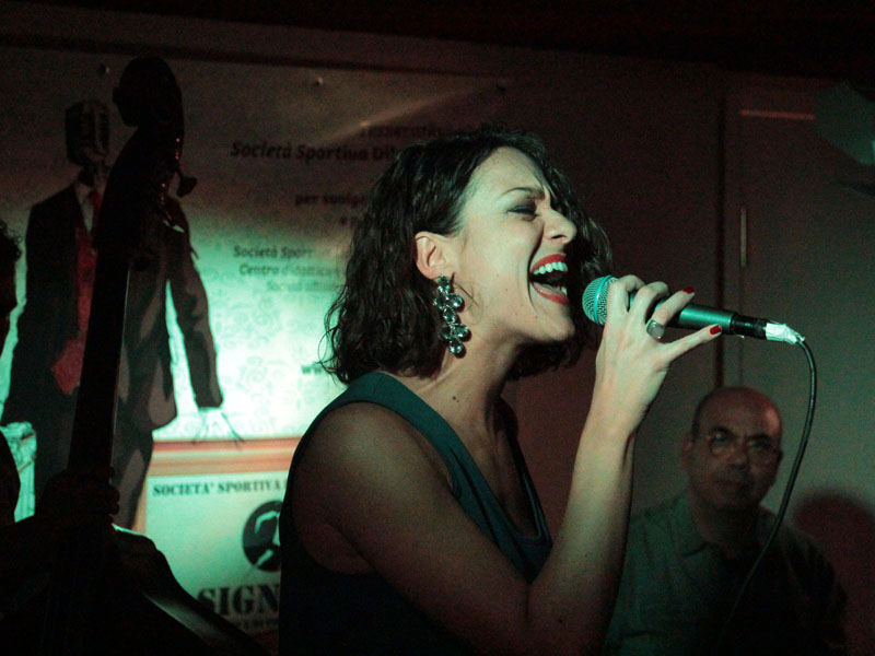 Francesca Mencaroni, voce della band