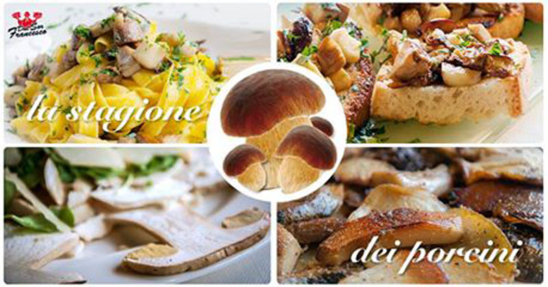 I gustosi piatti a base di porcini