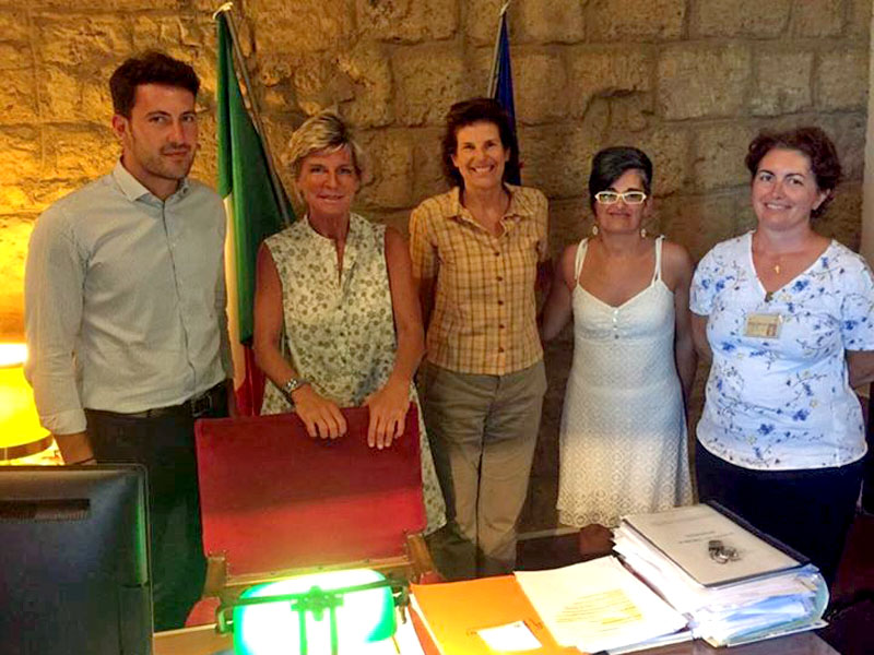 Evelilna Christillin, presidente Enit,  in visita al comune di Comune di Bagnoregio