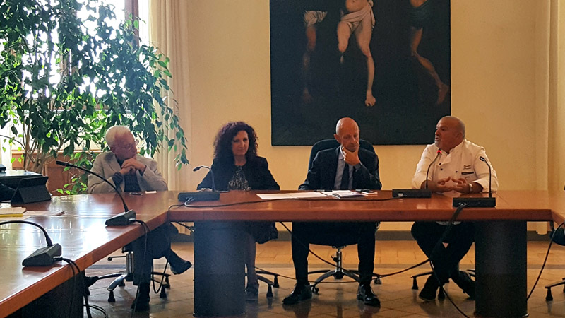 La conferenza stampa all'Università