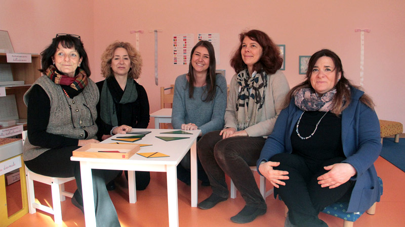 Il gruppo di insegnanti e coordinatrici