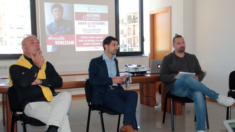 La conferenza di presentazione con Ciucciarelli, Sabatini e Ricucci
