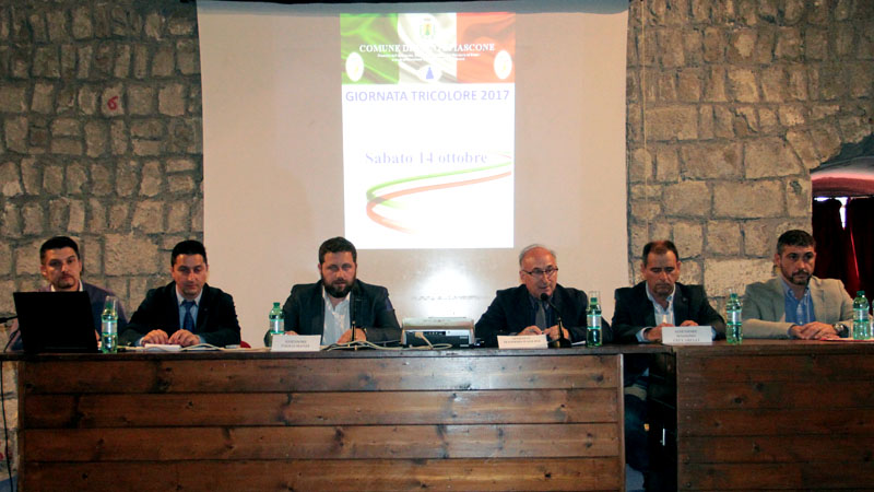 Sindaco, assessori e organizzatori della Giornata Tricolore