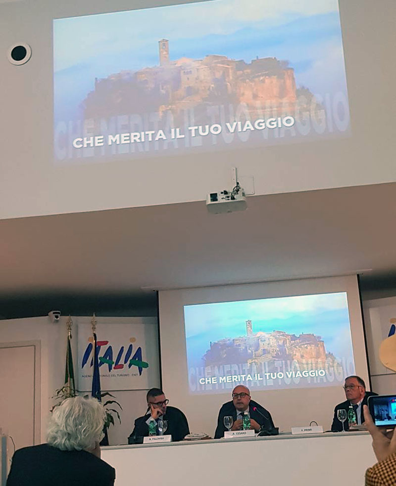 La presentazione di Civita di Bagnoregio
