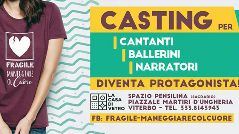 La locandina del casting