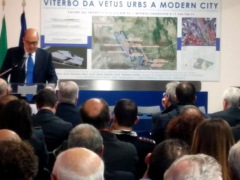 Il presidente della Regione Lazio Zingaretti