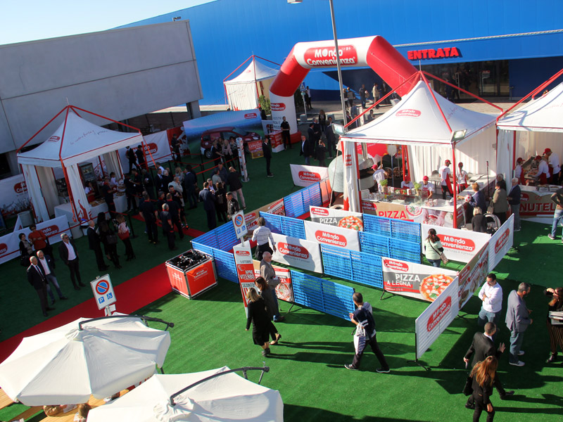 L'aera eventi vista dalla ruota