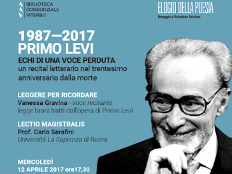lectio magistralis su Primo Levi 