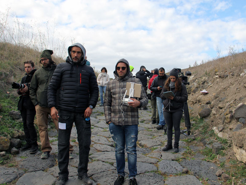 La troupe al lavoro